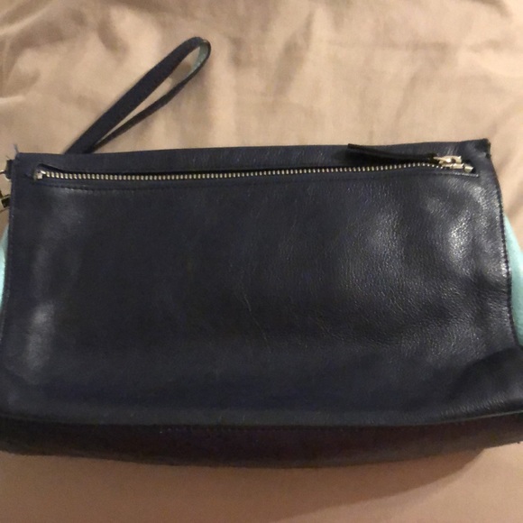 Halogen clutch with wristlet NAVY purchased at Nordstrom - Picture 3 of 6